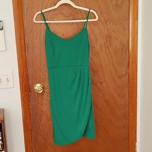 Cute formal dress. Very green.